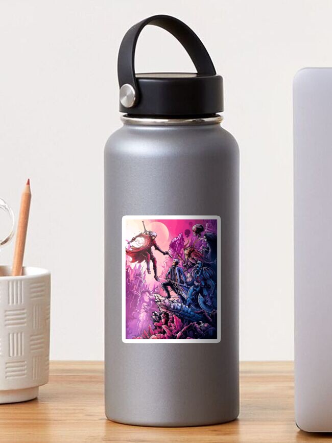 Imagen 1 de 3, Pegatina con la obra Videojuegos Épicos, diseñada y vendida por FotoLibreStudio.