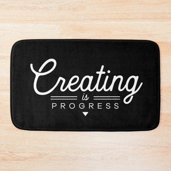 Item preview, Creating is Progress (White Logo) designed and sold by Vuriah-Tee.