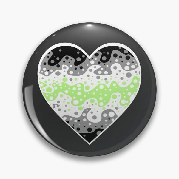 Item preview, Identity Fluid: Agender - Heart designed and sold by aevios.