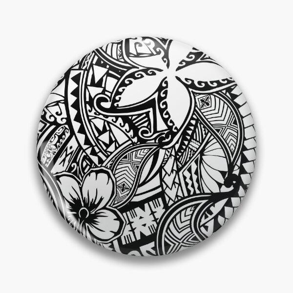 Item preview, It's Not Always Black Or White Polynesian Tattoos designed and sold by sunnthreads.