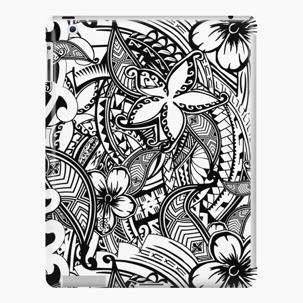 it-s-not-always-black-or-white-polynesian-tattoos-ipad-case-skin-by