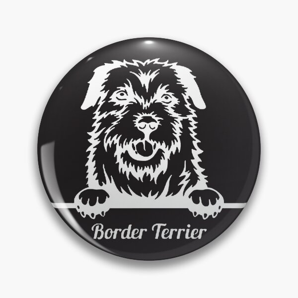 Item preview, Border Terrier White Illustration designed and sold by SalahBlt.