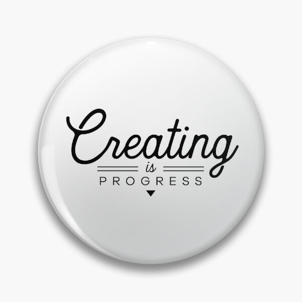 Item preview, Creating is Progress (Black Logo) designed and sold by Vuriah-Tee.