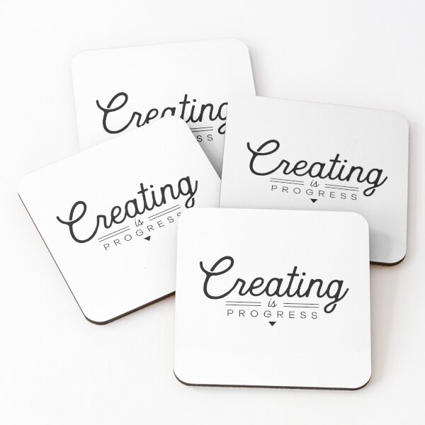 Item preview, Creating is Progress (Black Logo) designed and sold by Vuriah-Tee.