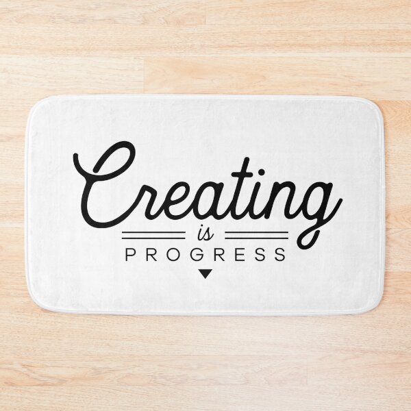Item preview, Creating is Progress (Black Logo) designed and sold by Vuriah-Tee.
