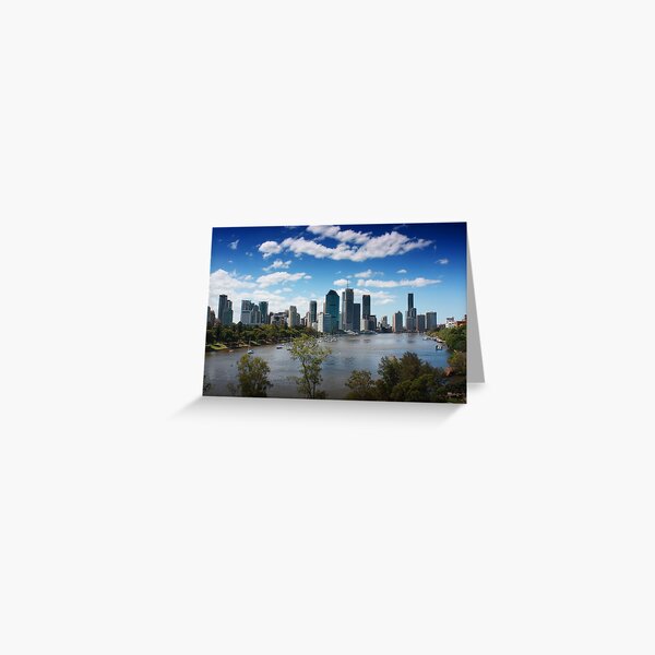 Brisbane from Kangaroo Point Cliffs Greeting Card