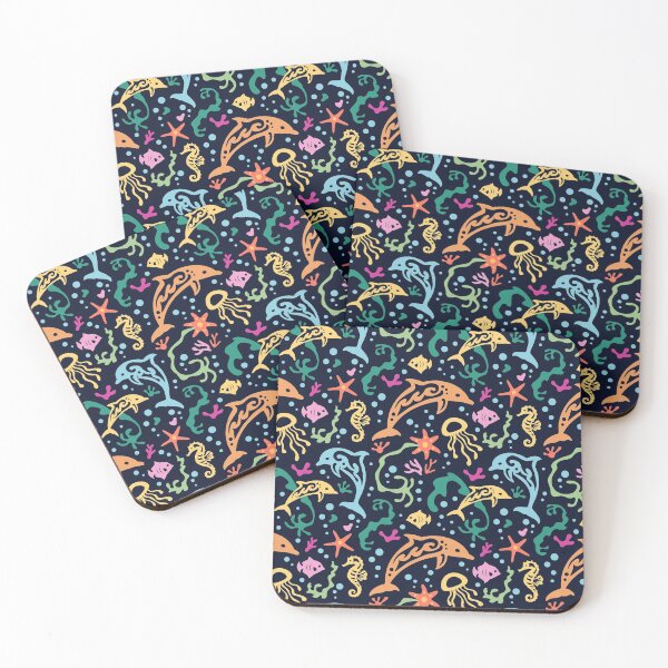 Item preview, Dolphin Pattern - Tropical Underwater Pattern designed and sold by Bangtees.