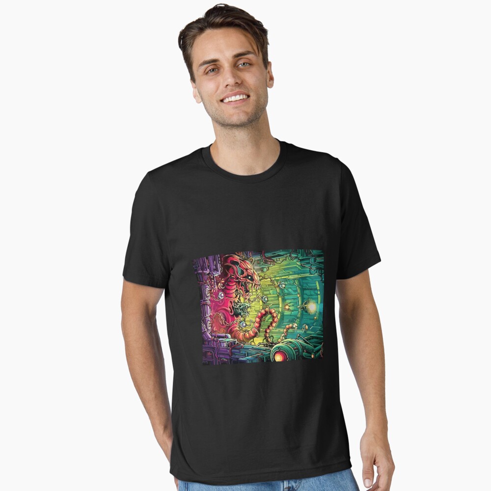 Vista previa del artículo con la obra «Camiseta esencial», diseñado y vendido por FotoLibreStudio.