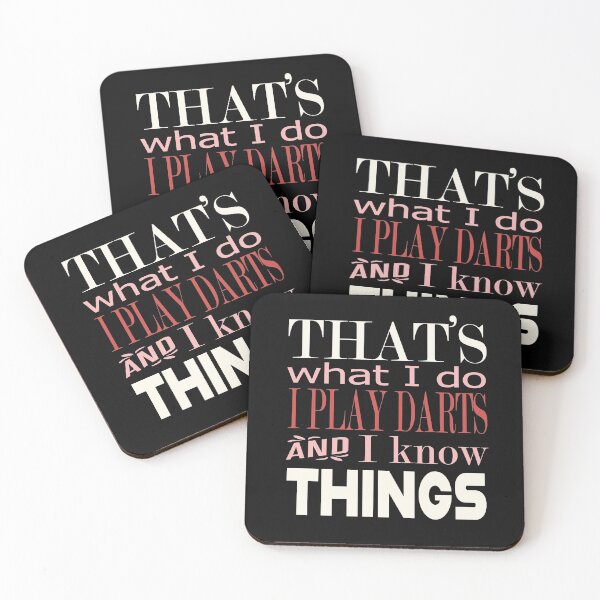 Item preview, I Play Darts and I Know Things designed and sold by Eye on the Blueline.