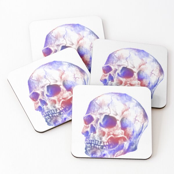 Item preview, Multi-colored Skull designed and sold by Toxicpsychox.
