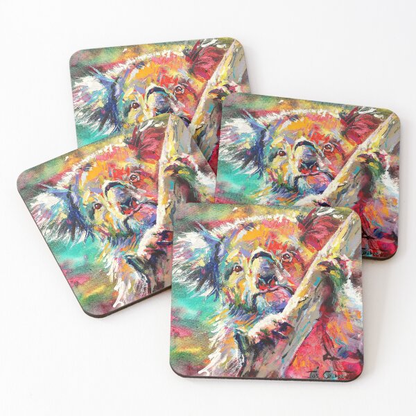 Item preview, Australian Koala in vibrant color designed and sold by Jos Coufreur.