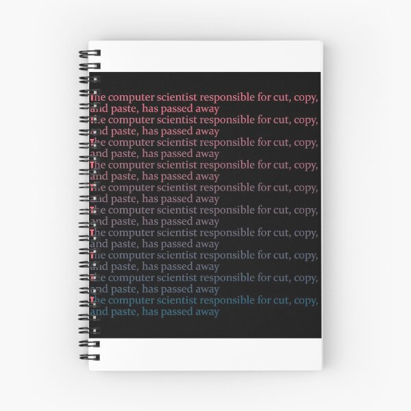 Item preview, The computer scientist responsible for cut, copy, and paste, has passed away designed and sold by forgeapm21.