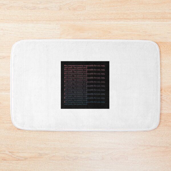 Item preview, The computer scientist responsible for cut, copy, and paste, has passed away designed and sold by forgeapm21.