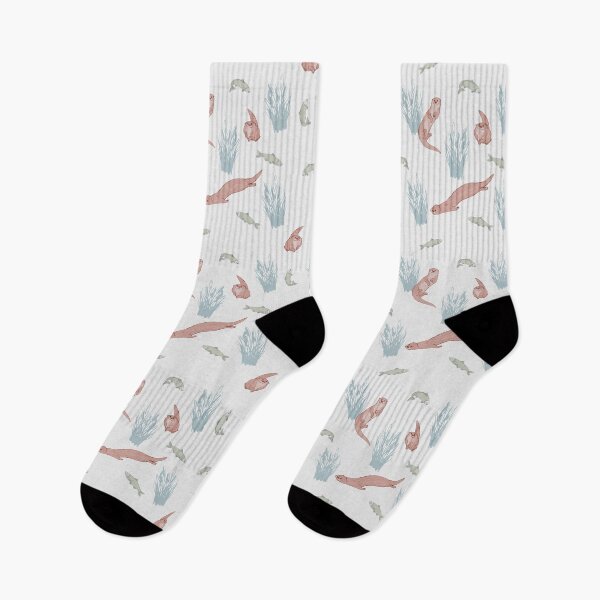 Item preview, River Otters - Swimming in the River designed and sold by ManonDeLArt.