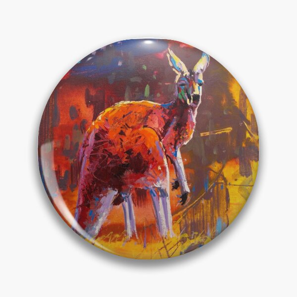Item preview, Australian Kangaroo in vibrant colours designed and sold by Jos Coufreur.