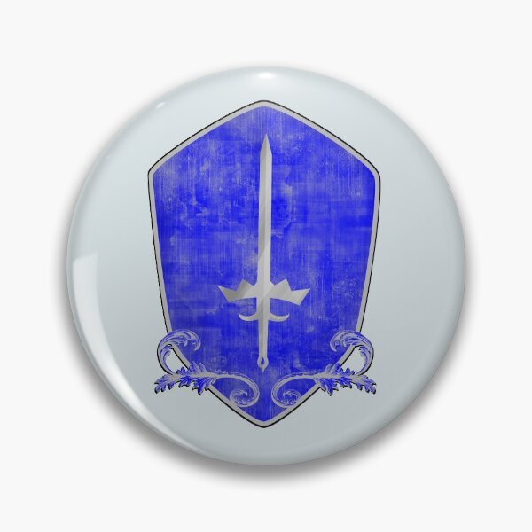 Item preview, Medieval Blue and Silver Crest designed and sold by CatAstrophe.