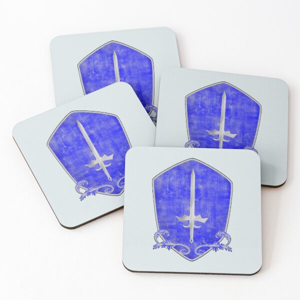Item preview, Medieval Blue and Silver Crest designed and sold by CatAstrophe.