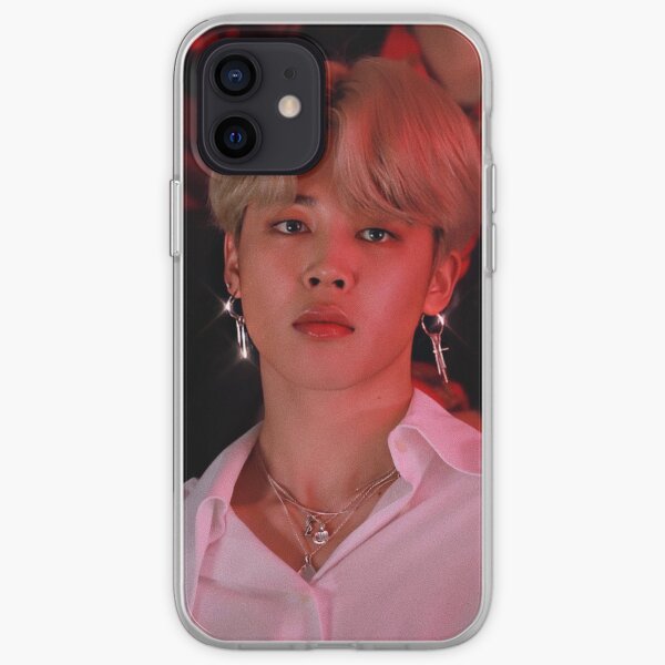 Park Jimin BTS Sparkly 90s Heart throb modifier Coque souple iPhone