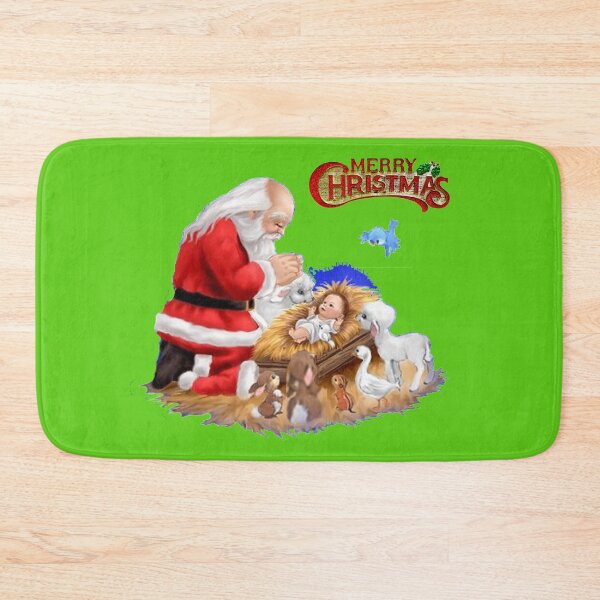 Item preview, MERRY CHRISTMAS - SANTA HONORING BABY JESUS designed and sold by Timothy Forder.