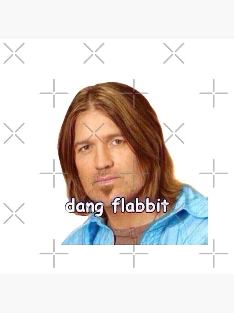 "Dang Flabbit" Billy Ray Cyrus Sticker by jennagardnerr
