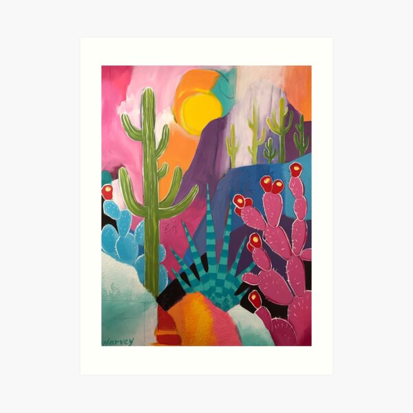 Desert Showers Art Print