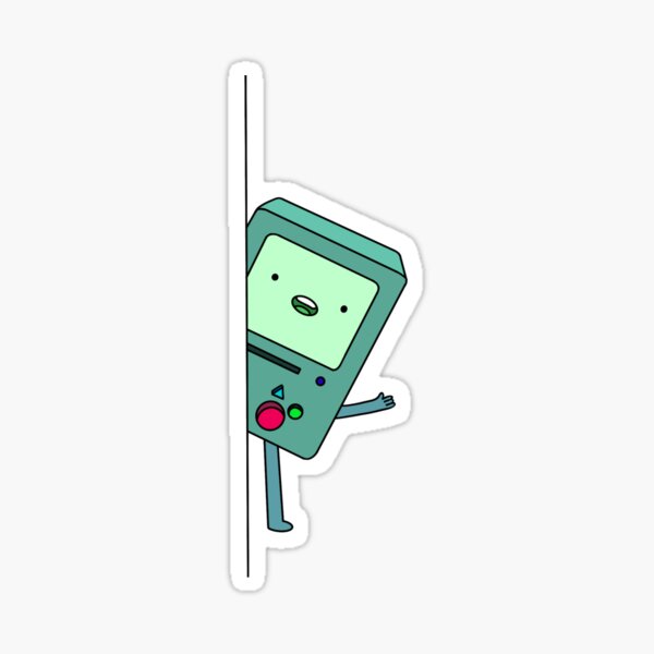 Adventure Time - hiding BMO Sticker