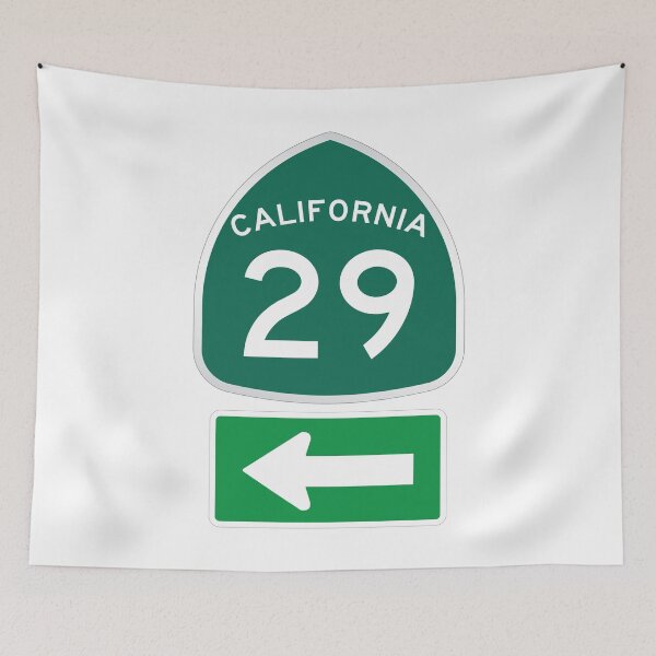 Item preview, California Route 29 Highway Sign designed and sold by travelwitheric.