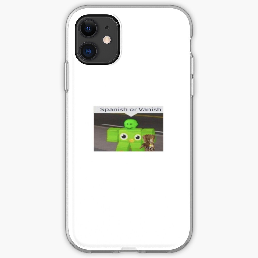 Duolingo Owl Roblox Thanos Iphone Case Cover By Cmarth28 - transparent thanos t shirt roblox