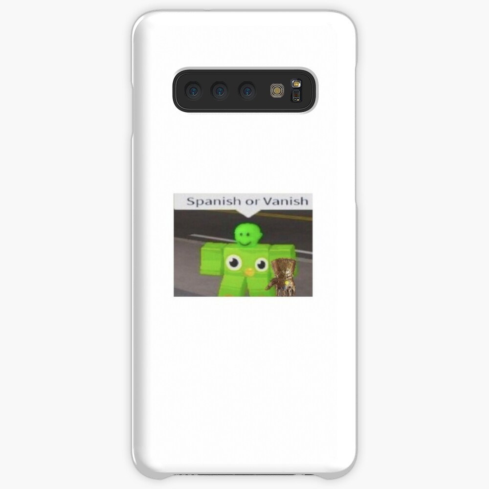 Duolingo Owl Roblox Thanos Case Skin For Samsung Galaxy By Cmarth28 Redbubble - thanos meme 1 roblox