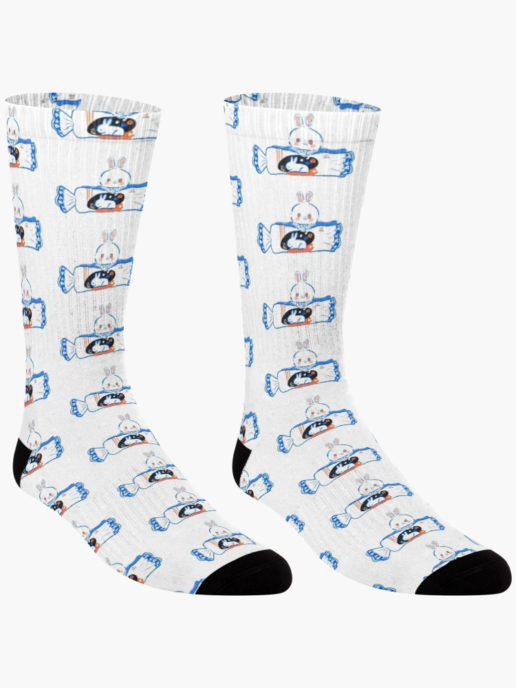 Thumbnail 3 of 5, Socks, White Rabbit designed and sold by fluffymafi.