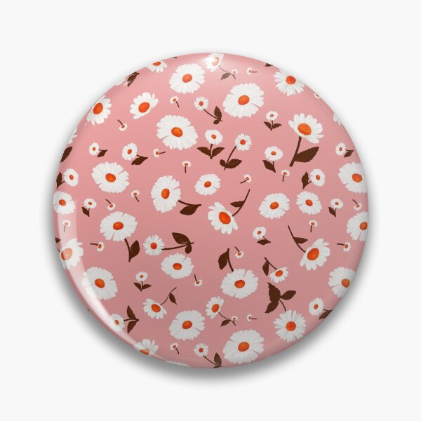 Item preview, Daisies Pattern - Terracotta designed and sold by SilverPegasus.