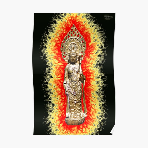 Poster Buddha Buddhismus Bodhisattva Asien Religion Redbubble