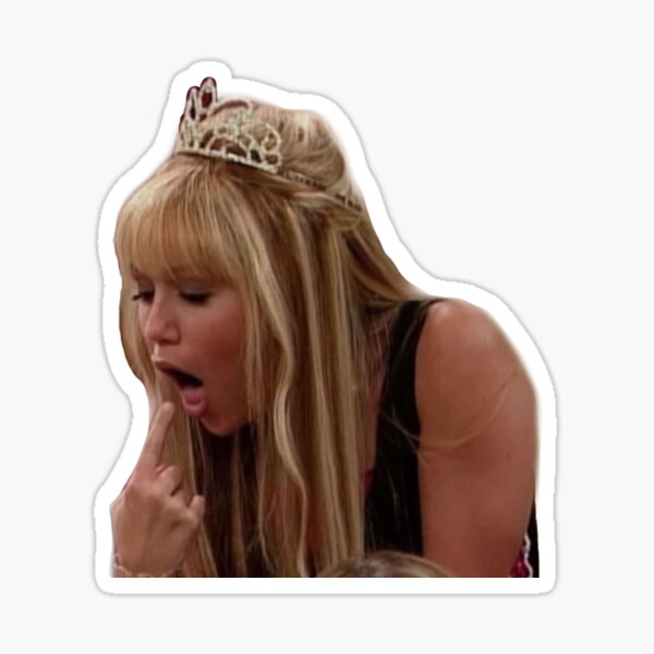 drôle autocollant Hannah Montana Sticker