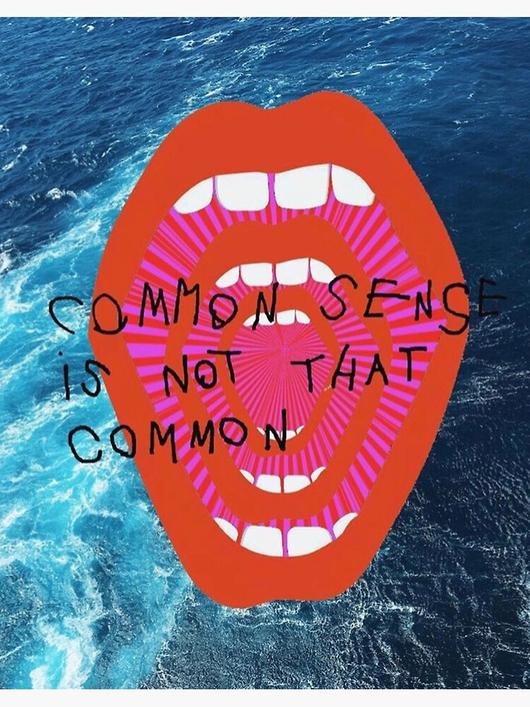 Thumbnail 2 of 2, Art Board Print, COMMON SENSE designed and sold by gwenythbrass.