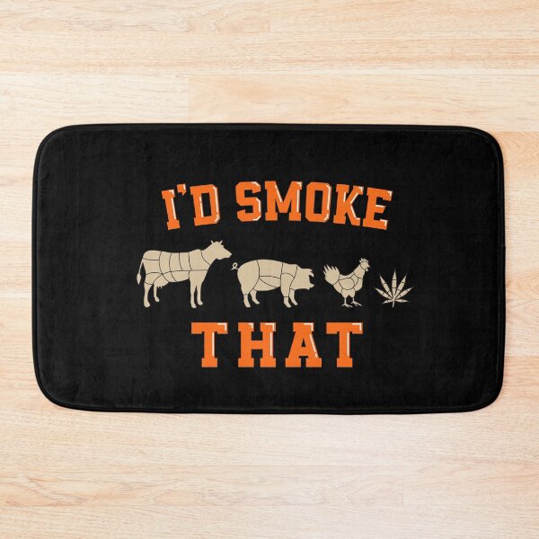 Item preview, I'd Smoke That Beef Pork Chicken Pot designed and sold by Grafik Traffik.
