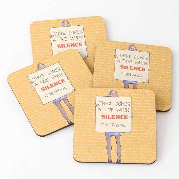 Item preview, silence is betrayal (yellow version)  designed and sold by munyaxh.