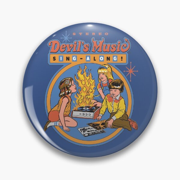 Devil's Music Sing-Along Pin
