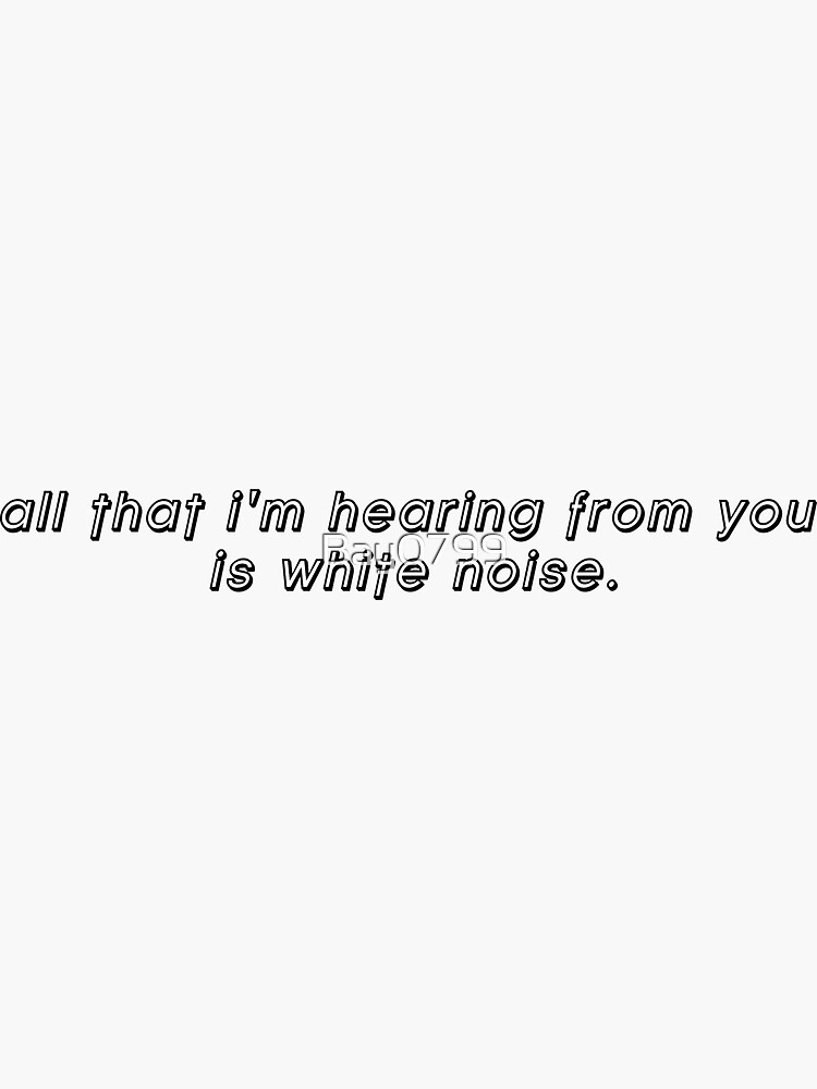 Hearing White Noise - Living End Design by Bay0799