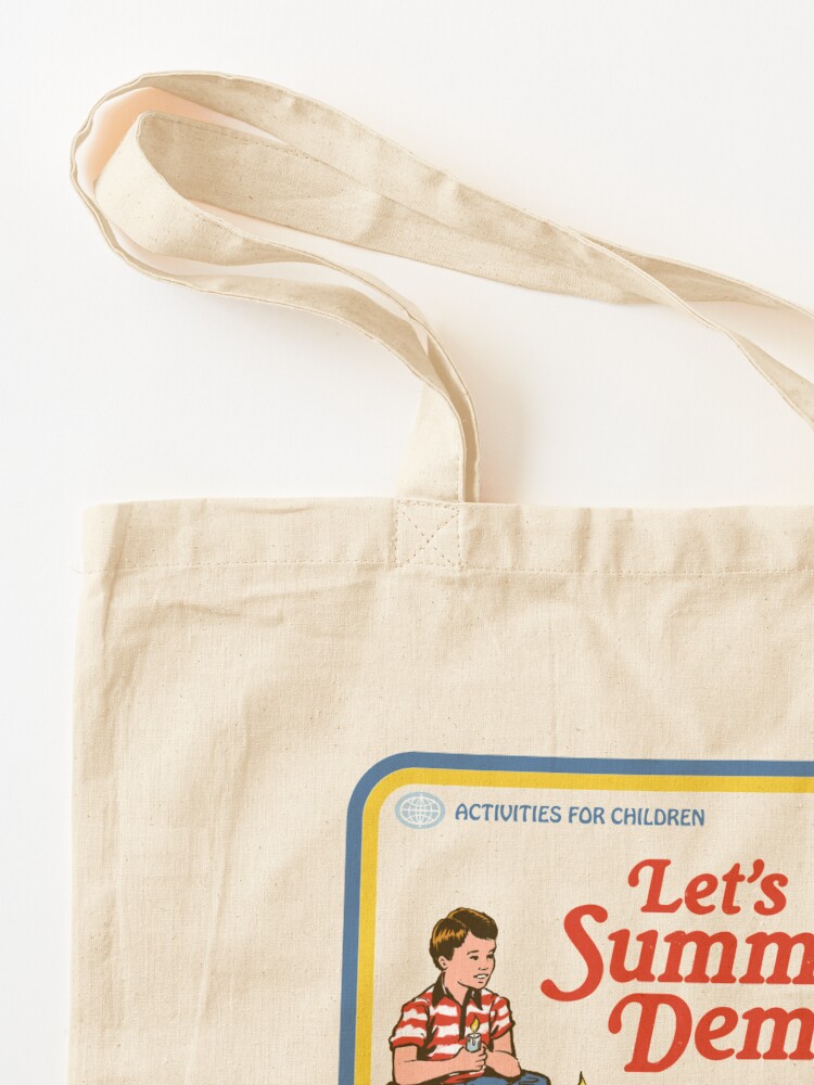 Alternate view of Let's Summon Demons Tote Bag
