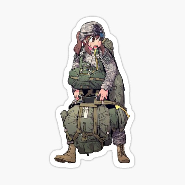 Waifu Material Anime Girl Morale Patch / Military ARMY Tactical Hook & Loop  348