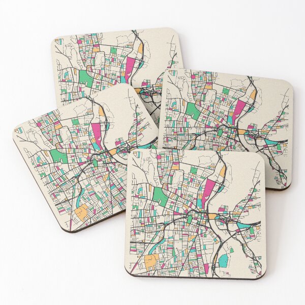 Item preview, Hartford, Connecticut Street Map designed and sold by A Deniz Akerman.