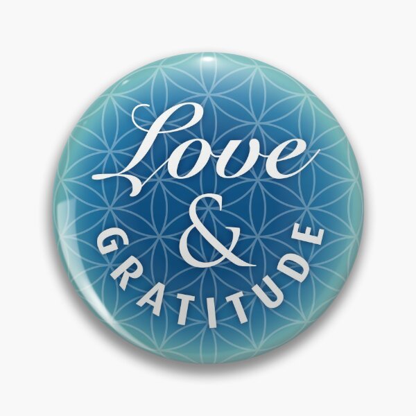 Item preview, Love & Gratitude on Flower of Life designed and sold by RedCloudDesign.