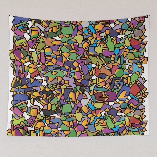Item preview, Stained Glass Mosaic, TeresaTown at Redbubble 2020  designed and sold by Mark Stansberry.