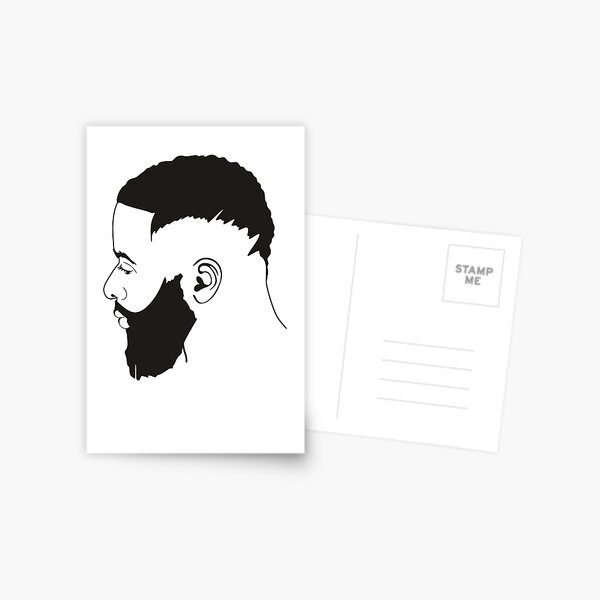 Black Natural Hair, Curly Hair, Kinky Hair Postcard