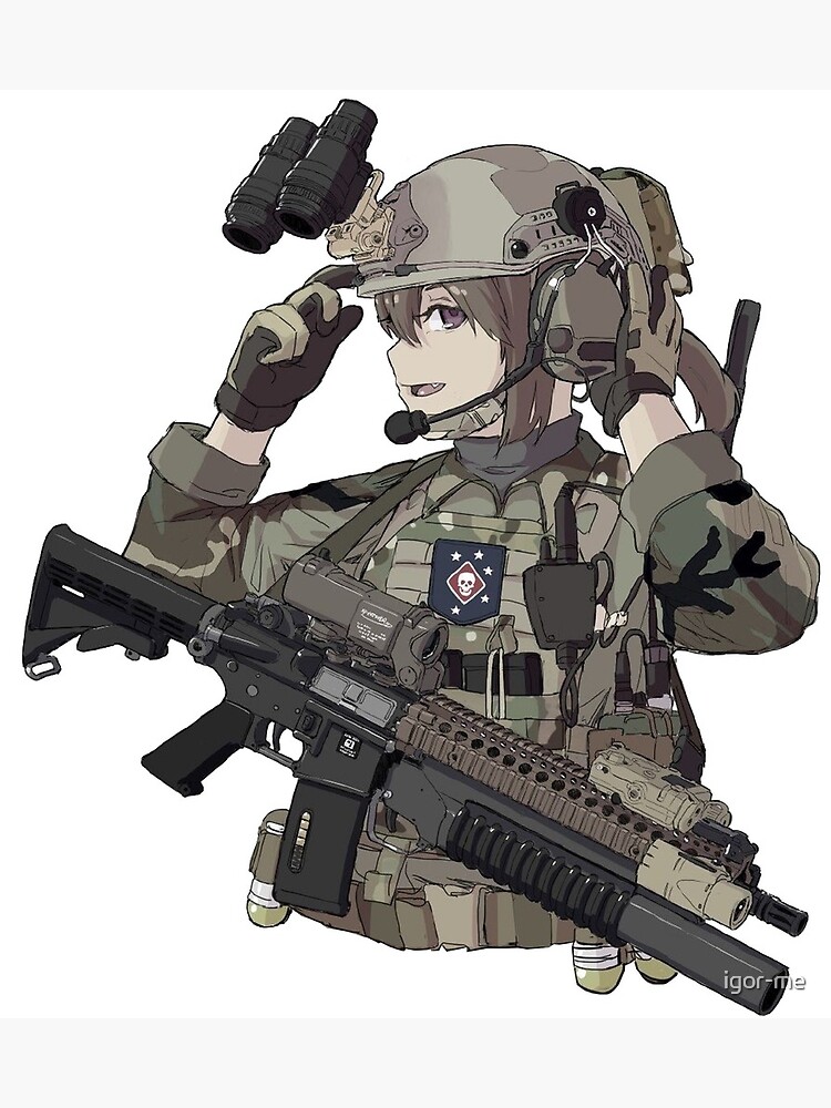 anime) special forces - AI Photo Generator - starryai