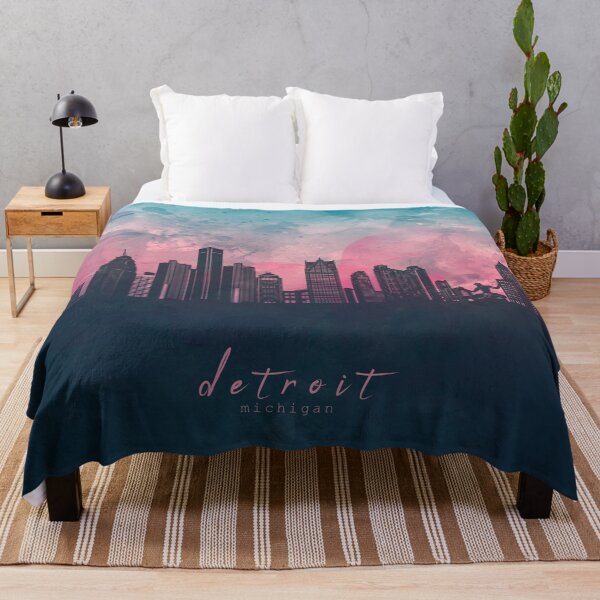 Item preview, detroit skyline designed and sold by BekimART2.