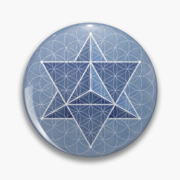 Item preview, Merkaba & Flower of life on angelite designed and sold by RedCloudDesign.