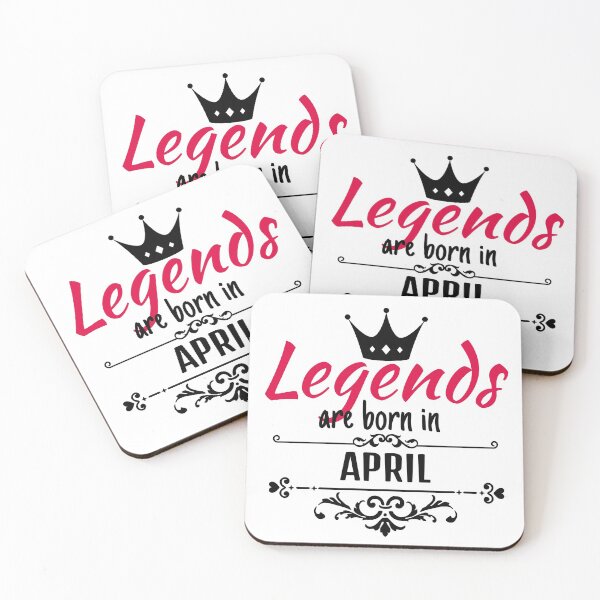 Item preview, Legends are born in april designed and sold by boohenterprise.
