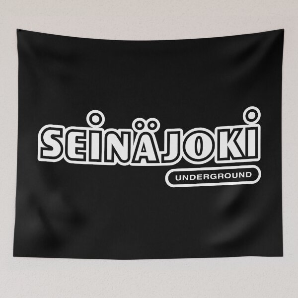 Item preview, Seinäjoki Underground (valkoinen teksti) designed and sold by futurytmi.
