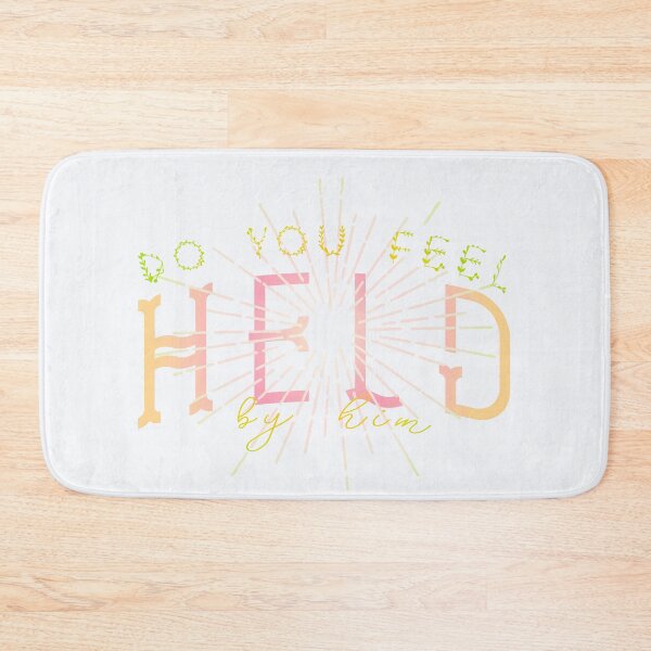 Item preview, Do You Feel Held By Him Sunburst Typography designed and sold by stephensking.